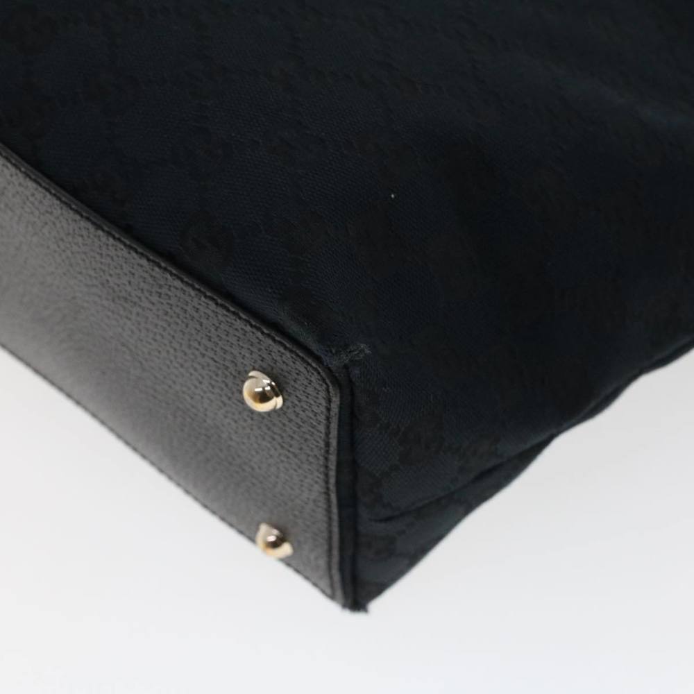 GUCCI GG Canvas Bamboo Hand Bag Black 137394 Auth 43264 - Picture 16 of 16